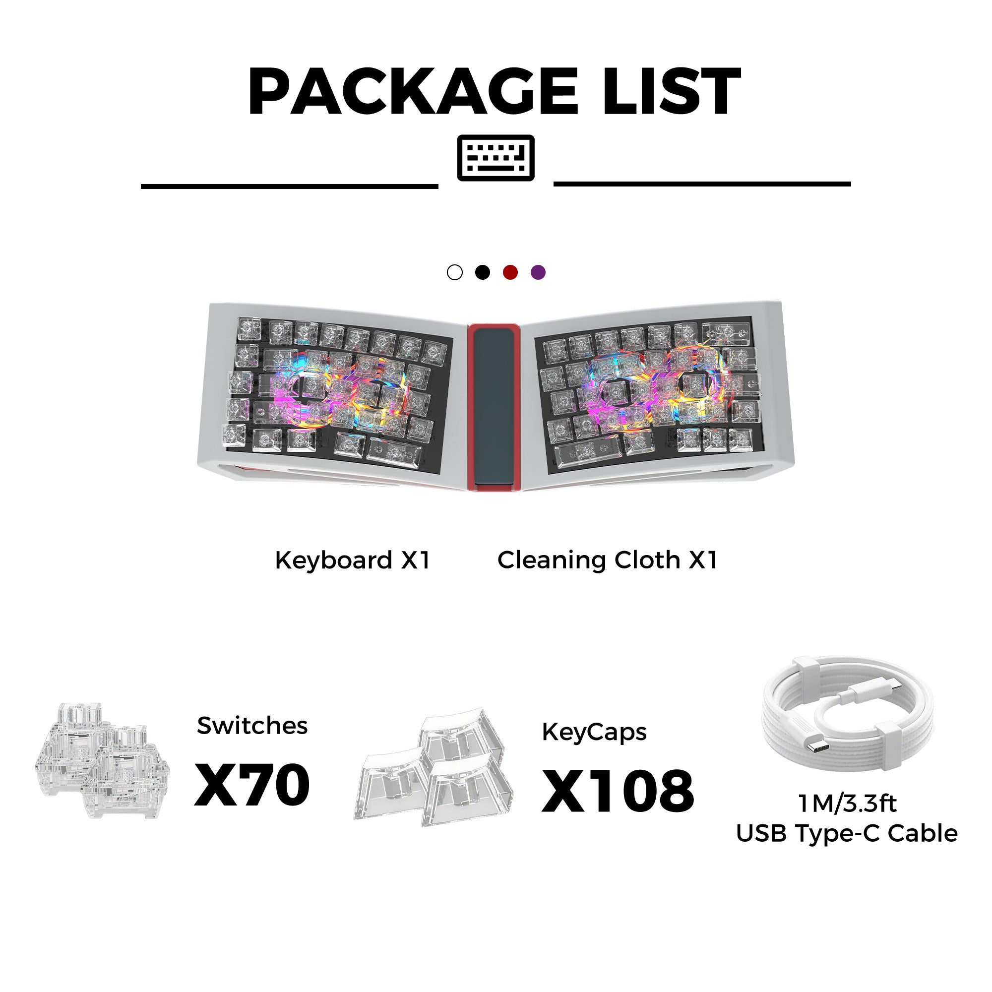 DS PIXEL PRO：Ergo Mag-axis Keyboard with IPS Display
