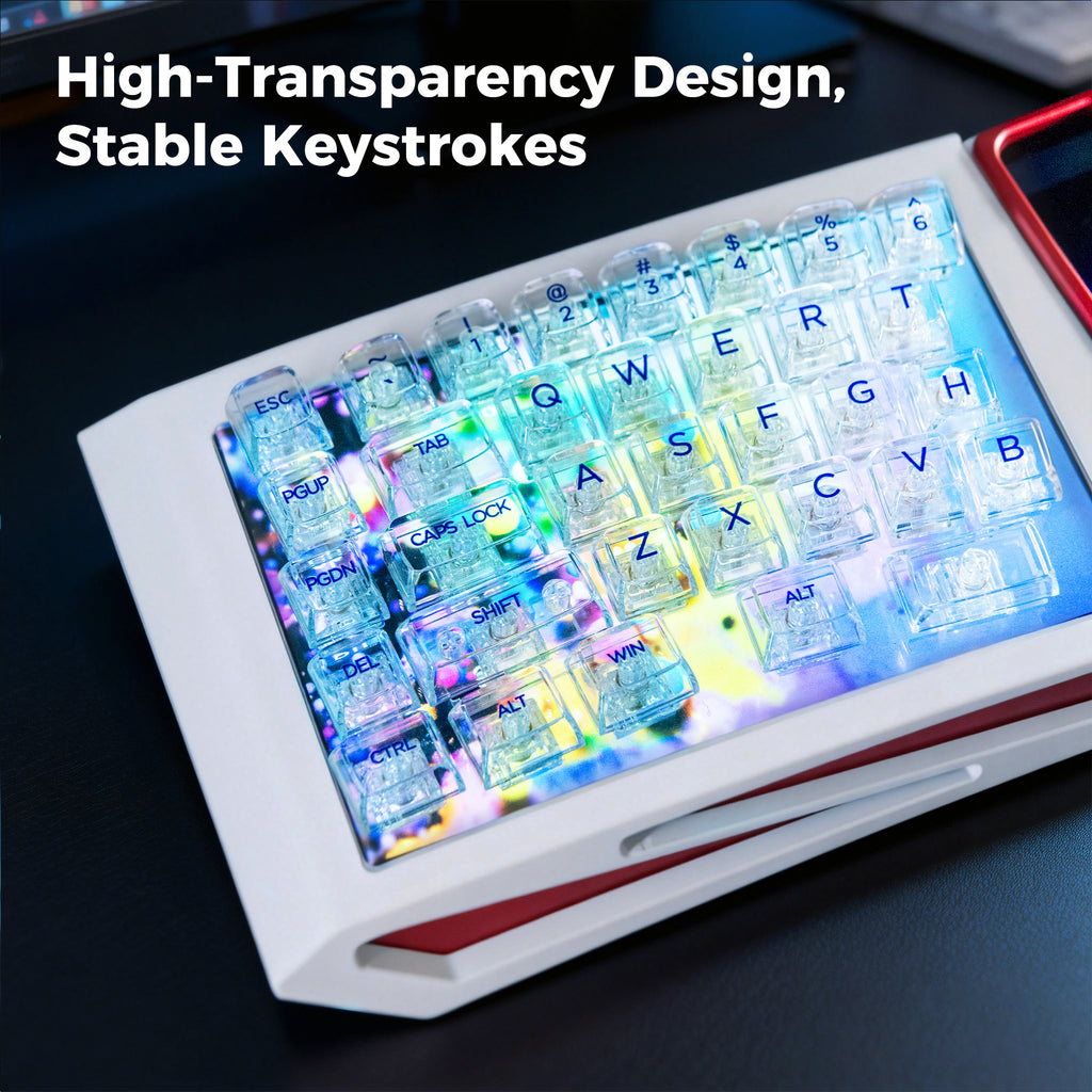 DS PIXEL PRO：Ergo Mag-axis Keyboard with IPS Display