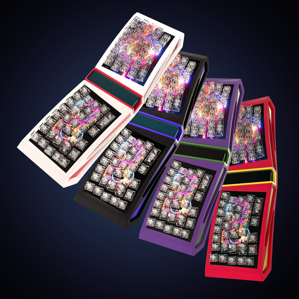 DS PIXEL PRO：Ergo Mag-axis Keyboard with IPS Display