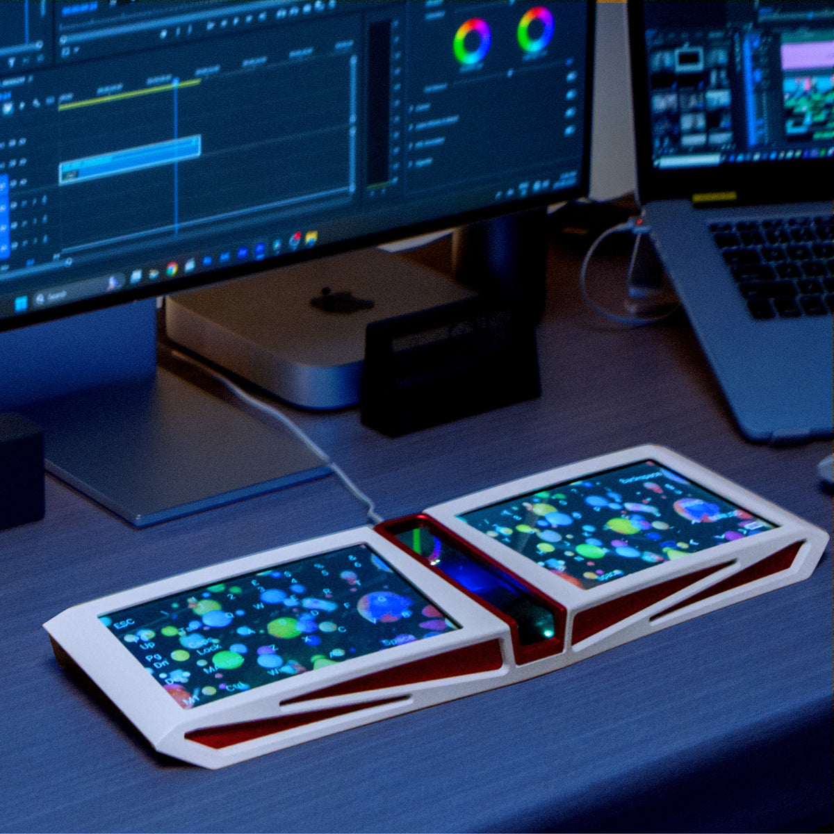 DS PIXEL PRO：Ergo Mag-axis Keyboard with IPS Display – DS PIXEL Keyboard