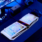 DS PIXEL PRO：Ergo Mag-axis Keyboard with IPS Display